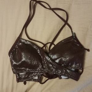 Pink Victoria's Secret Lightly Lined Swim Top